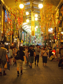 今年の土曜夜店は1週間長く開催していました。