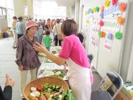 “食”について学ぶコーナー。