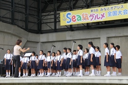 瀬戸田小学校のコーラス♪