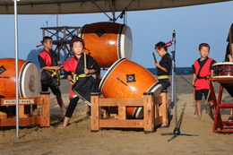 太鼓の演奏も決まってます！（火まつり）