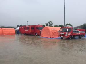 現地出動拠点(福岡県筑紫野市)